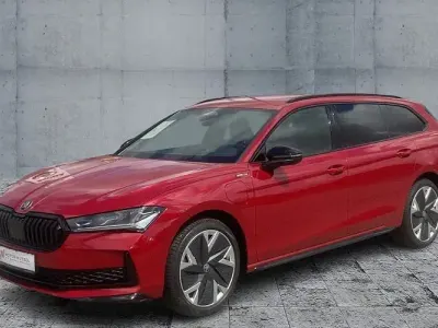 Neu Skoda Superb SportLine 204 PS (150 kW) 2026 Rot Kombi