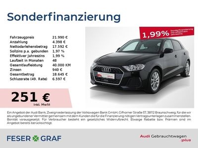 gebraucht Audi A1 Sportback advanced 25 TFSI Schaltgetriebe