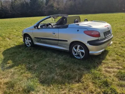 Używany Peugeot 206 109 KM (80 kW) 2002 Srebrny Kabriolet