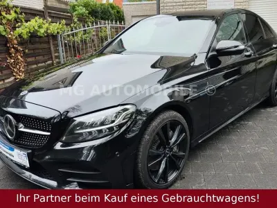 Używany Mercedes C300e AMG line 306 KM (225 kW) 2020 Czarny Sedan/Limuzyna