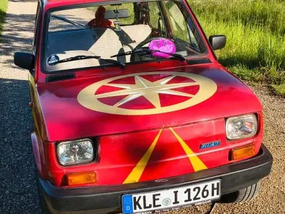 Occasion Fiat 126 26 ch (19 kW) 1990 Rouge Citadine