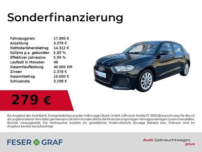Gebraucht Audi A1 Sportback Advanced Plus 116 PS (85 kW) 2020 Mythosschwarz metallic Kleinwagen