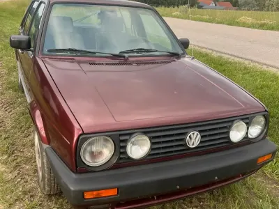 Gebraucht VW Golf II 55 PS (40 kW) 1991 Rot Kleinwagen
