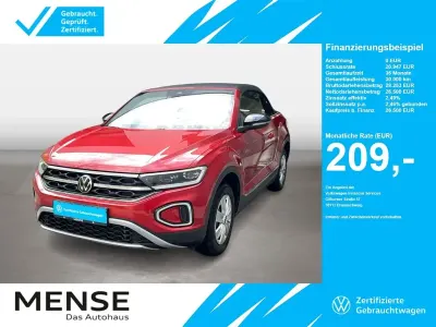 Gebraucht VW T-Roc Cabriolet Goal 150 PS (110 kW) 2025 Rot Cabrio