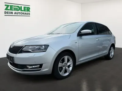Używany Skoda Rapid Clever 110 KM (80 kW) 2018 Srebrny Hatchback