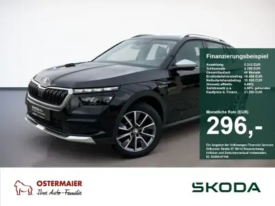 Gebraucht Skoda Kamiq ScoutLine 150 PS (110 kW) 2022 Dynamic schwarz SUV
