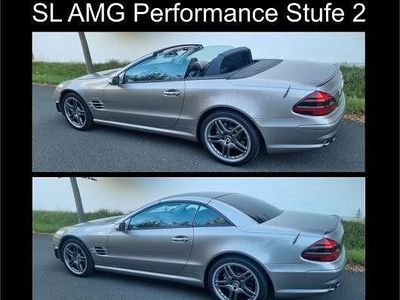 Gebraucht Mercedes SL55 AMG 500 PS (367 kW) 2006 Silber Cabrio