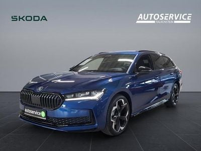 Atlantikblau metallic Neu 2025 Skoda Superb SportLine Kombi | 55.185 € (Teuer)