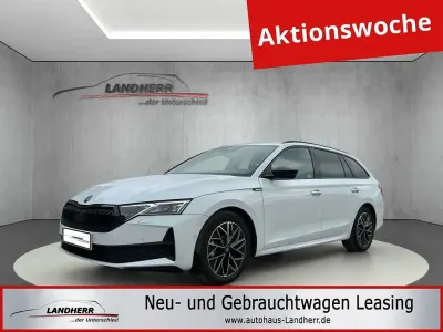 Second-hand Skoda Octavia SportLine 150 CP (110 kW) 2025 Alb Break