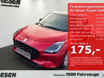 Neu Suzuki Swift Comfort 81 PS (59 kW) 2026 Rot Kleinwagen