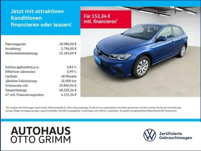 Gebraucht VW Polo Life 80 PS (58 kW) 2025 Reef blue metallic (metallic) Limousine