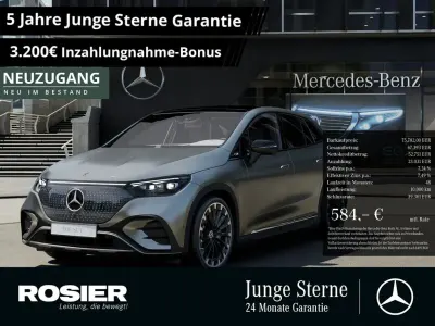 Gebraucht Mercedes EQE500 Premium Plus 300 kW (408 PS) 2024 Grau / selenitgrau SUV