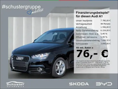 Gebraucht Audi A1 Sportback Ambition 86 PS (63 kW) 2012 Schwarz Kleinwagen