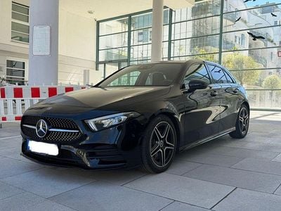 Brugt Mercedes A250 AMG line 224 HK (164 kW) 2020 Sort Sedan