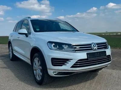 Brugt VW Touareg R-line 262 HK (192 kW) 2015 Hvid SUV