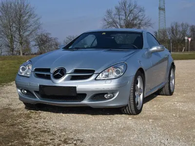 Gebraucht Mercedes SLK350 272 PS (200 kW) 2007 Silber Cabrio