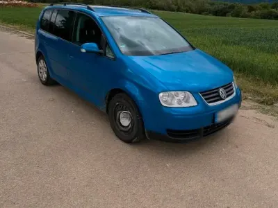 Gebraucht VW Touran 115 PS (84 kW) 2004 Blau Van / Kleinbus