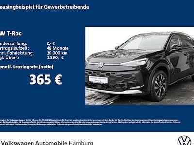 Neu VW T-Roc Style 150 PS (110 kW) 2026 Schwarz SUV