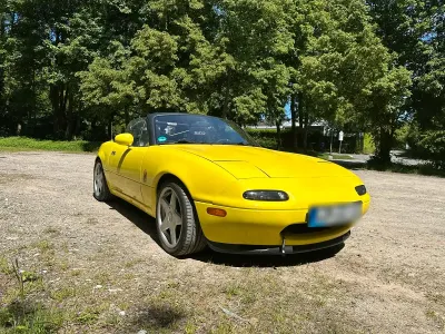 Gebraucht Mazda MX5 115 PS (84 kW) 1994 Gelb Cabrio
