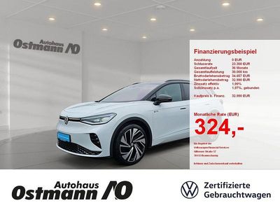 Gebraucht VW ID.4 GTX 219 kW (299 PS) 2022 Gletscherweiß metallic SUV