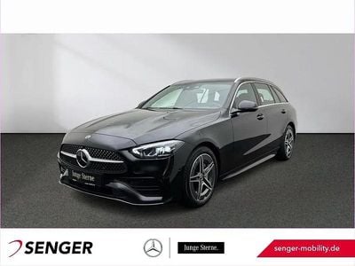 Schwarz Gebraucht 2025 Mercedes C300 AMG Limousine | 44.900 € (Superpreis)