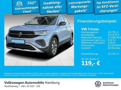 R9 clear blue metallic Gebraucht 2024 VW T-Cross Goal SUV | 20.770 € (Guter Preis)