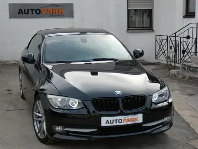 Gebraucht BMW 320 Cabriolet Sport Line 170 PS (125 kW) 2010 Schwarz Cabrio