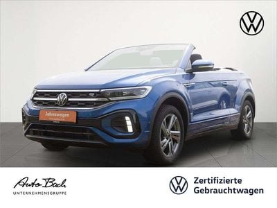 Brugt VW T-Roc Cabriolet R-line 150 HK (110 kW) 2023 Blå Cabriolet
