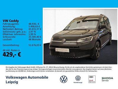 Gebraucht VW Caddy Style 122 PS (89 kW) 2026 Schwarz Van / Kleinbus
