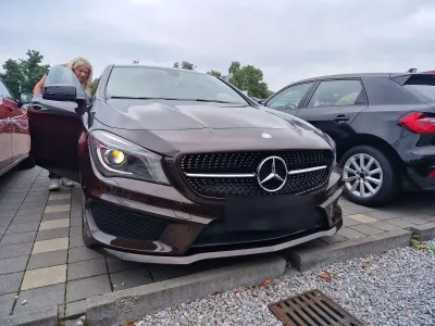 Gebraucht Mercedes CLA250 Shooting Brake AMG 211 PS (155 kW) 2015 Braun Kombi
