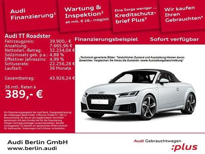 Gebraucht Audi TT Roadster Sport 197 PS (144 kW) 2023 Weiß Cabrio