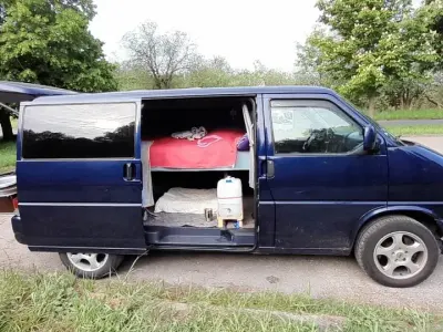 Gebraucht VW T4 111 PS (81 kW) 2003 Blau Van