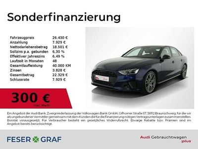 Gebraucht Audi A4 Ambiente 150 PS (110 kW) 2022 Navarrablau metallic Limousine