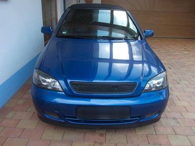 Begagnad Opel Astra Cabriolet 137 HK (100 kW) 2003 Blå Cab