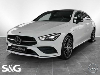 Brugt Mercedes CLA250e Shooting Brake AMG 160 HK (117 kW) 2020 Hvid Stationcar