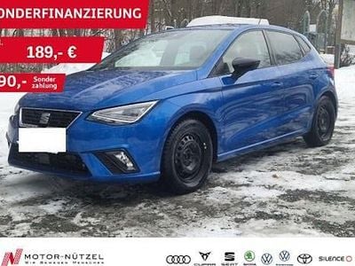 Usado Seat Ibiza FR 110 CV (80 kW) 2021 Azul Utilitario