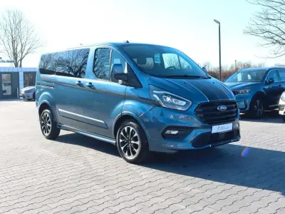 Używany Ford Transit Custom Sport 185 KM (136 kW) 2021 Niebieski Minivan