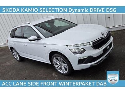 Gebraucht Skoda Kamiq Dynamic 116 PS (85 kW) 2025 Weiß mood perl (metallic) SUV