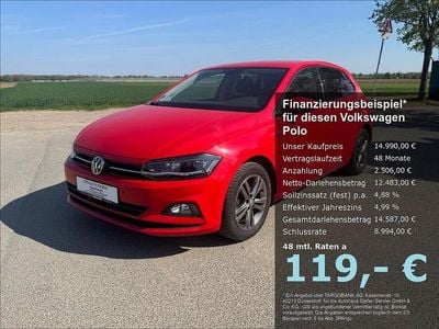 Brugt VW Polo Join 95 HK (69 kW) 2018 Rød Hatchback