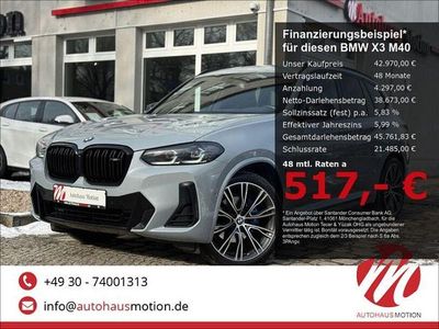 Gebraucht BMW X3 Performance 340 PS (250 kW) 2022 Brooklyn grau metallic SUV
