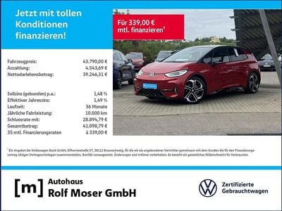Brugt VW ID.3 GTX 239 kW (326 HK) 2025 Rød Hatchback