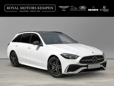 Gebraucht Mercedes C200 AMG line 204 PS (150 kW) 2024 Weiss Kombi