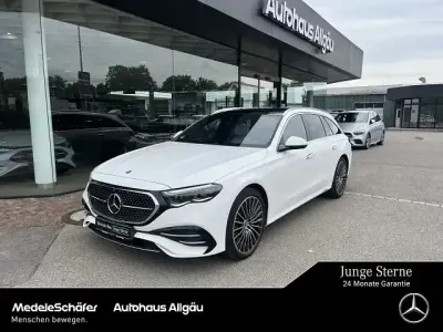 Gebraucht Mercedes E450 Premium Plus 367 PS (269 kW) 2025 Unilack polarweiß Kombi