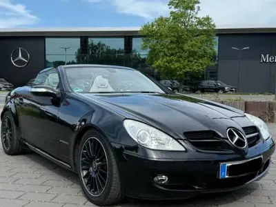 Gebraucht Mercedes SLK200 163 PS (119 kW) 2006 Schwarz Cabrio