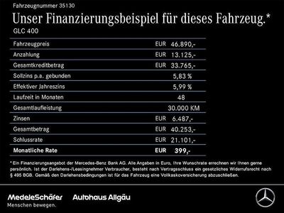 Weiß Gebraucht 2021 Mercedes GLC400d AMG SUV | 46.890 € (Fairer Preis)