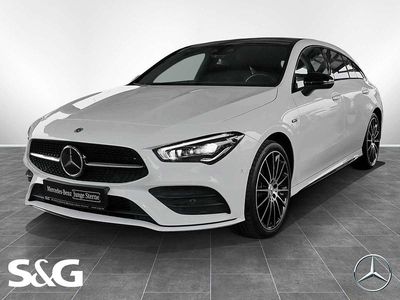 Gebraucht Mercedes CLA250e Shooting Brake AMG 160 PS (117 kW) 2020 Unilack polarweiß Kombi