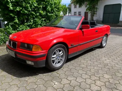 Gebraucht BMW 320 Cabriolet M Sport 150 PS (110 kW) 1995 Rot Cabrio