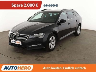 Second-hand Skoda Superb Ambition 190 CP (139 kW) 2021 Negru Break