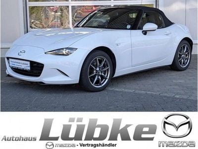 Second-hand Mazda MX5 Exclusive-Line 132 CP (97 kW) 2023 Alb Cabrio
