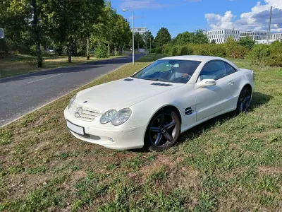 Gebraucht Mercedes SL350 245 PS (180 kW) 2005 Weiß Cabrio
